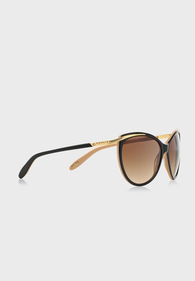Schwarze Damen-Sonnenbrille „Ralph Lauren 0RA5150 Cat-Eye“