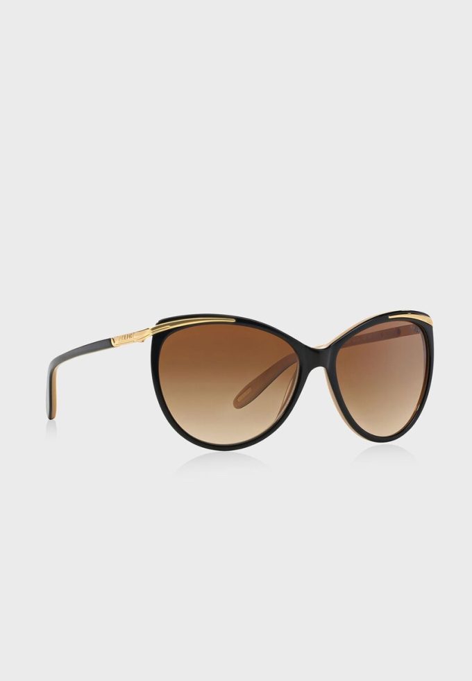 Schwarze Damen-Sonnenbrille „Ralph Lauren 0RA5150 Cat-Eye“
