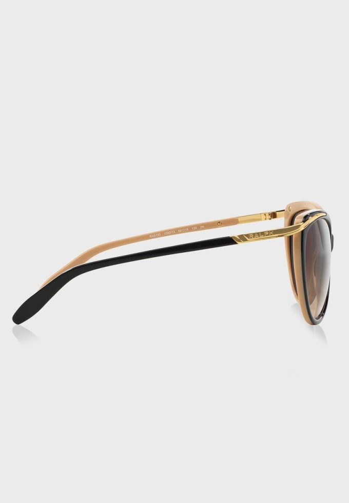 Schwarze Damen-Sonnenbrille „Ralph Lauren 0RA5150 Cat-Eye“