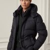 Schwarze Daunenjacken „Cameron“ aus Wollmischung für Herren von Ralph Lauren
