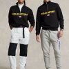 Schwarze Fleece-Sweatshirts für Damen von Ralph Lauren Polo Sport