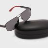 Schwarze Herren-Pilotensonnenbrille Ralph Lauren 0Ph3112