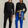 Schwarze Herren Ralph Lauren Classic Fit Polo Sport Jersey T-Shirts