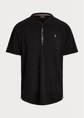Schwarze Herren Ralph Lauren Custom Slim Fit Performance Jersey T-Shirts