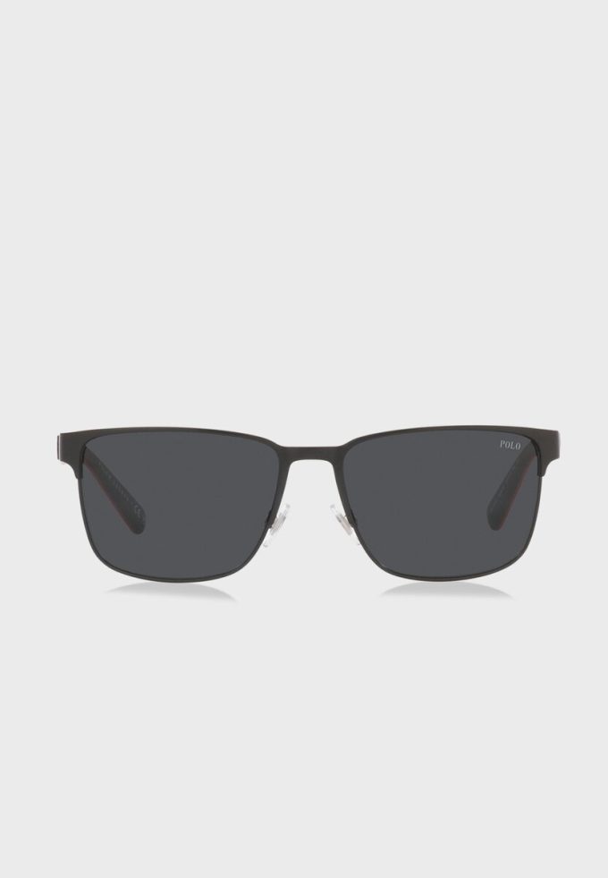 Schwarze Herren-Sonnenbrille „Ralph Lauren 0Ph3143 Wayfarers“