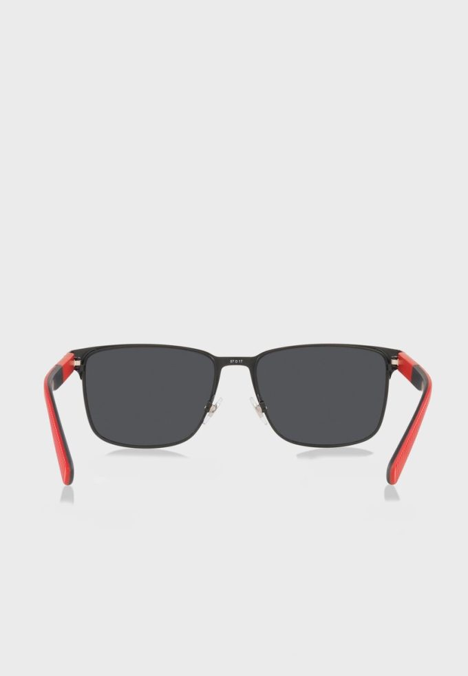 Schwarze Herren-Sonnenbrille „Ralph Lauren 0Ph3143 Wayfarers“
