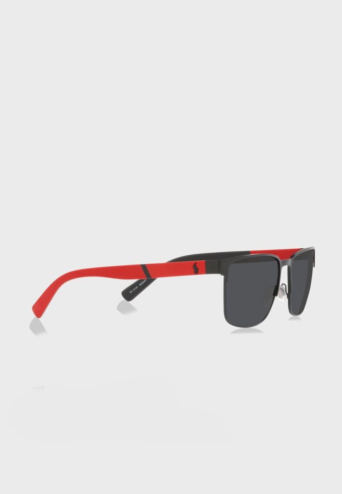 Schwarze Herren-Sonnenbrille „Ralph Lauren 0Ph3143 Wayfarers“