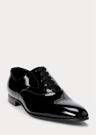 Schwarze Herrenschuhe aus Lackleder von Ralph Lauren Paget