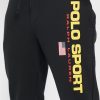 Schwarze Jogginghose mit Ralph Lauren-Logo für Herren