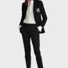 Schwarze maßgeschneiderte Hosen von Ralph Lauren für Damen