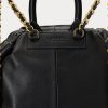 Schwarze mittelgroße Izzie-Rucksäcke aus Nappaleder für Damen von Ralph Lauren