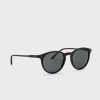 Schwarze ovale Sonnenbrille Ralph Lauren 0Ph4110 für Herren