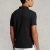 Schwarze Poloshirts aus Mesh im Slim Fit von Ralph Lauren für Herren