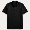 Schwarze Poloshirts aus Netzstoff von Ralph Lauren für Herren