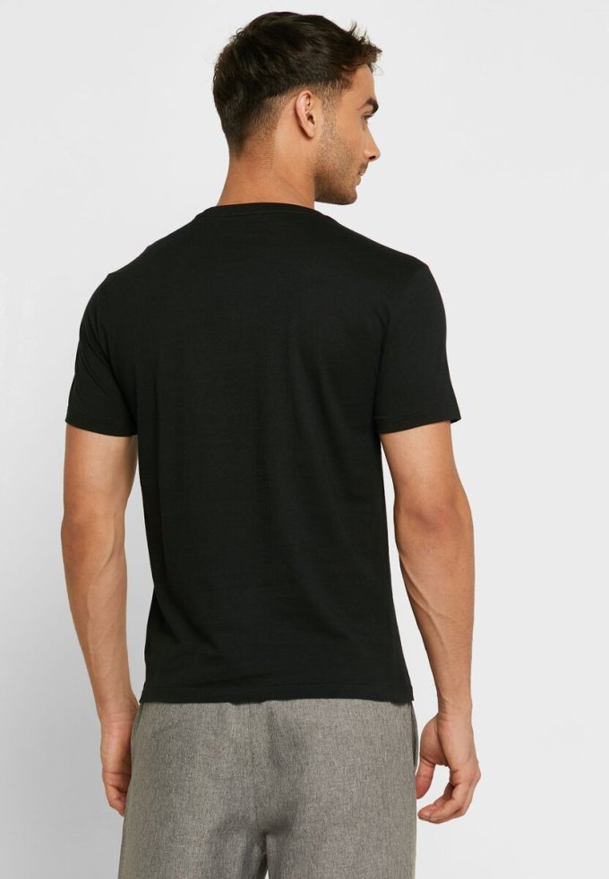 Schwarze Poloshirts mit Logo-Stickerei für Herren von Ralph Lauren