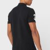 Schwarze Poloshirts mit Ralph Lauren-Logo für Herren