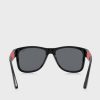 Schwarze quadratische Sonnenbrille Ralph Lauren 0PH4162 für Herren
