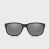 Schwarze quadratische Sonnenbrille Ralph Lauren 57326G für Herren