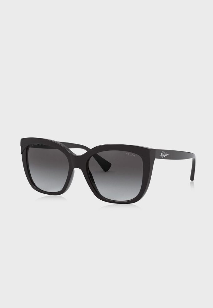 Schwarze Ralph Lauren 0RA5265 Sonnenbrille mit Rahmen für Damen