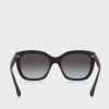 Schwarze Ralph Lauren 0RA5265 Sonnenbrille mit Rahmen für Damen