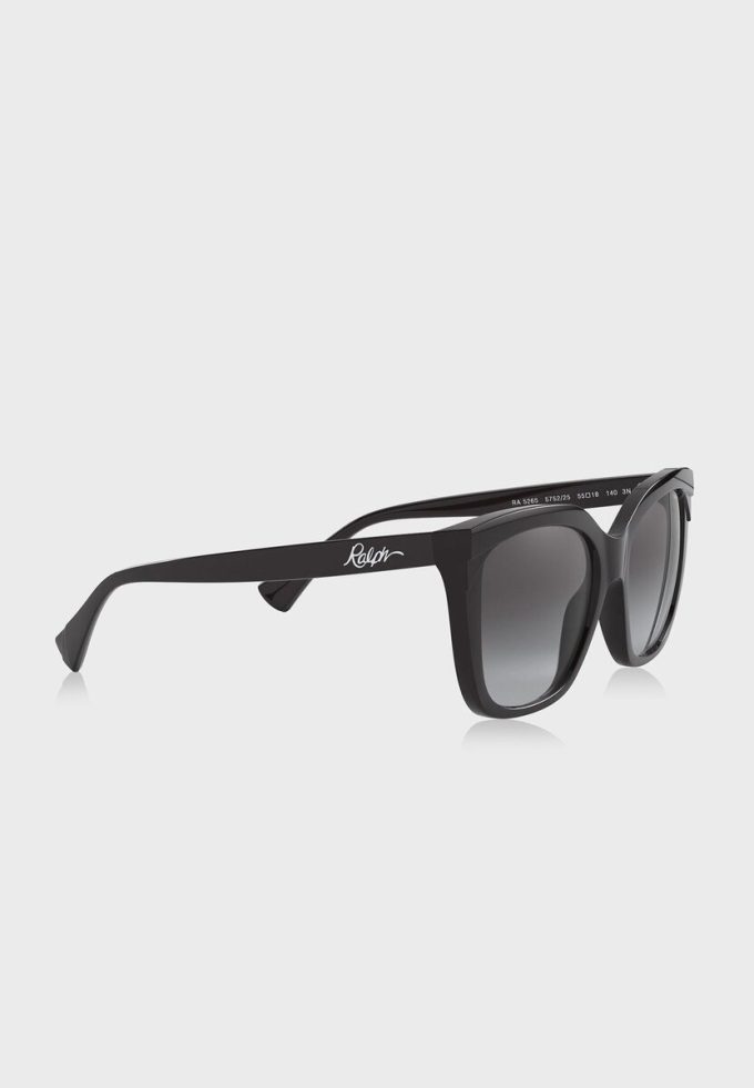 Schwarze Ralph Lauren 0RA5265 Sonnenbrille mit Rahmen für Damen