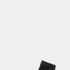 Schwarze Ralph Lauren Andela Sandalen aus brüniertem Kalbsleder für Damen