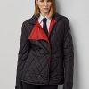 Schwarze Ralph Lauren Doma Seidentaftjacken für Damen