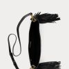 Schwarze Ralph Lauren Elaina Umhängetaschen aus Leder für Damen