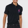 Schwarze Ralph Lauren Essential Poloshirts für Herren