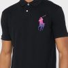 Schwarze Ralph Lauren Essential Poloshirts für Herren