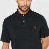 Schwarze Ralph Lauren Essential Poloshirts für Herren