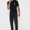 Schwarze Ralph Lauren Essential Poloshirts für Herren