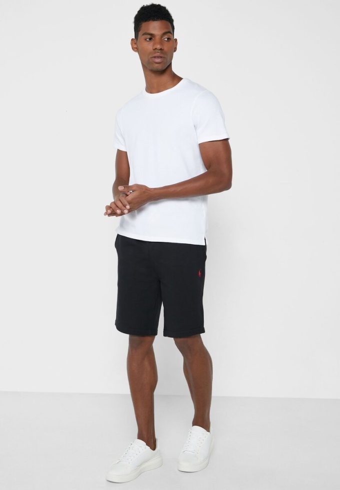 Schwarze Ralph Lauren Essential Shorts für Herren