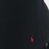 Schwarze Ralph Lauren Essential T-Shirts mit Rundhalsausschnitt für Herren im 2er-Pack