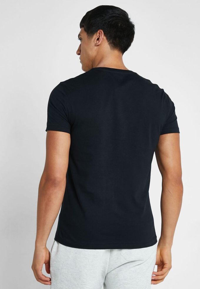 Schwarze Ralph Lauren Essential T-Shirts mit V-Ausschnitt für Herren