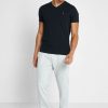 Schwarze Ralph Lauren Essential T-Shirts mit V-Ausschnitt für Herren