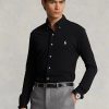 Schwarze Ralph Lauren Featherweight Mesh-Hemden für Herren