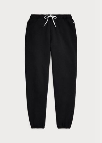 Schwarze Ralph Lauren Fleece-Sporthose für Damen