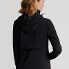 Schwarze Ralph Lauren Hybrid-Jacken mit verstaubarer Kapuze für Damen