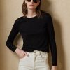 Schwarze Ralph Lauren Kaschmirpullover mit Rundhalsausschnitt für Damen