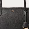 Schwarze Ralph Lauren Keaton Tote Bags aus Kunstleder für Damen