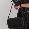 Schwarze Ralph Lauren Leder-Umhängetaschen „Maddy“ für Damen