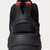 Schwarze Ralph Lauren PS100 High-Top-Sneaker für Herren