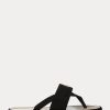 Schwarze Ralph Lauren Rosalind Hausschuhe für Damen