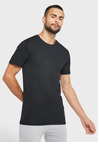 Schwarze Ralph Lauren T-Shirts mit Rundhalsausschnitt im 3er-Pack für Herren