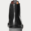 Schwarze Ralph Lauren Talan Lederstiefel für Herren