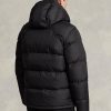 Schwarze wasserabweisende Daunenjacken von Ralph Lauren für Herren