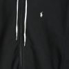 Schwarzer Ralph Lauren-Kapuzenpullover mit Kordelzug und Logo für Damen