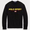Schwarzes Fleece-Sweatshirt für Herren von Ralph Lauren Polo Sport
