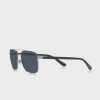 Silberne Ralph Lauren 0Ph3137 Clubmaster Sonnenbrille für Herren